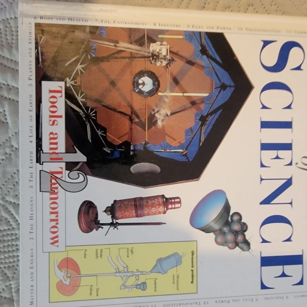 encyclopedia of science macmillan‎ tools kf tommrow, grade 4-9 rare revised 1997
